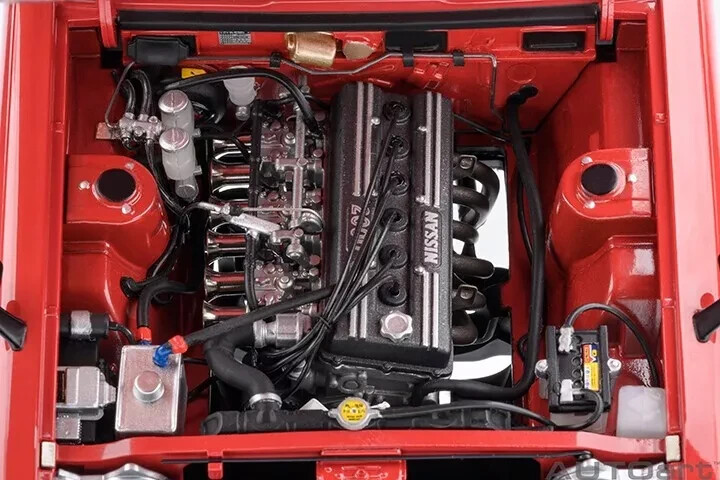 1/18 Nissan Skyline 2000GT-R (KPGC110) Tuned Ver. RHD Red Model By