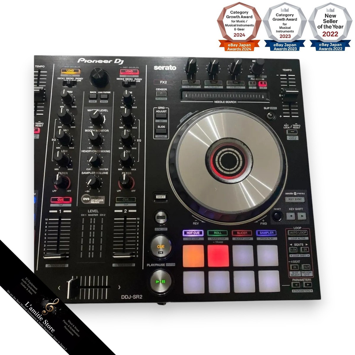 Pioneer DJ DDJ-SR2 DJコントローラー Pioneer DDJ-SR2 DJ Controller