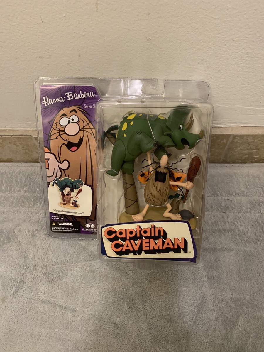Hanna Barbera figure series Captain Caveman and Dinosaur set by