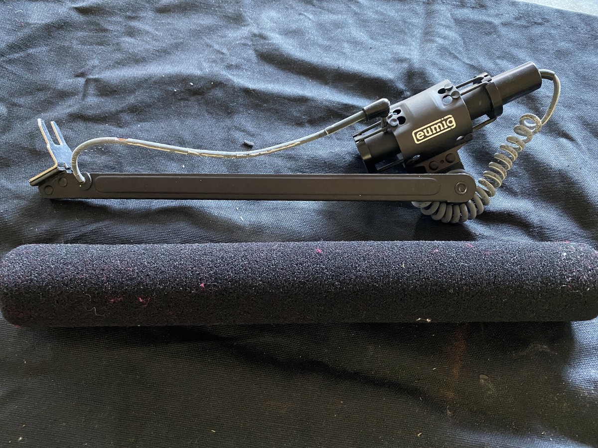 Eumig Sound 30XL 8mm Super 8 movie camera with bag, boom