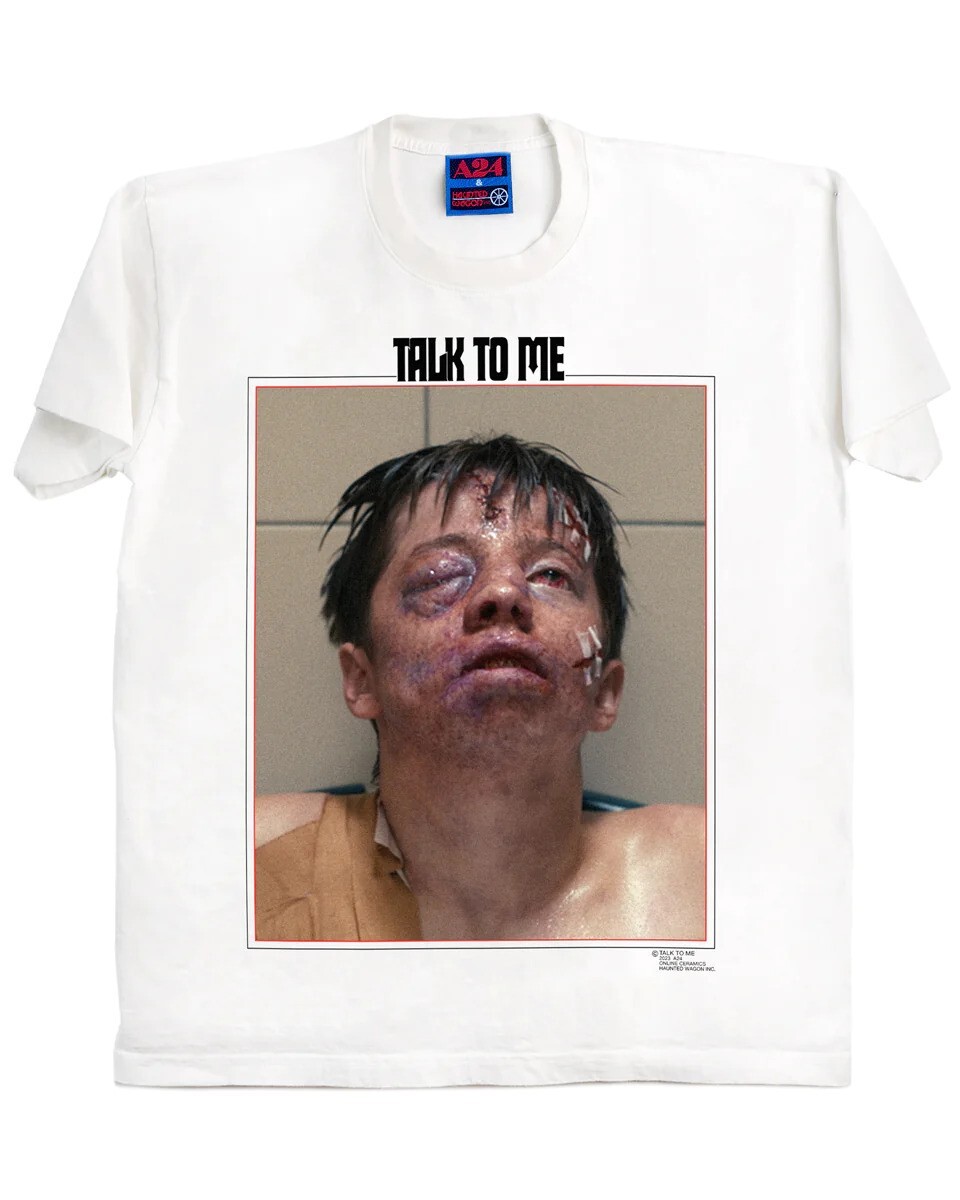 A24 x Online Ceramics Talk To Me Straight To Hell T-Shirt Horror