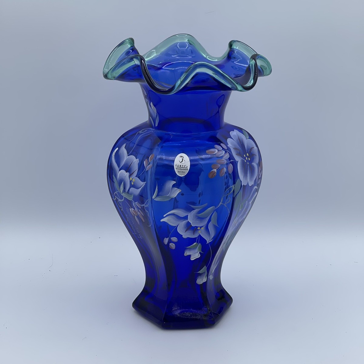 Fenton社 オ-ルドフェントン カーニバル 花瓶 USA