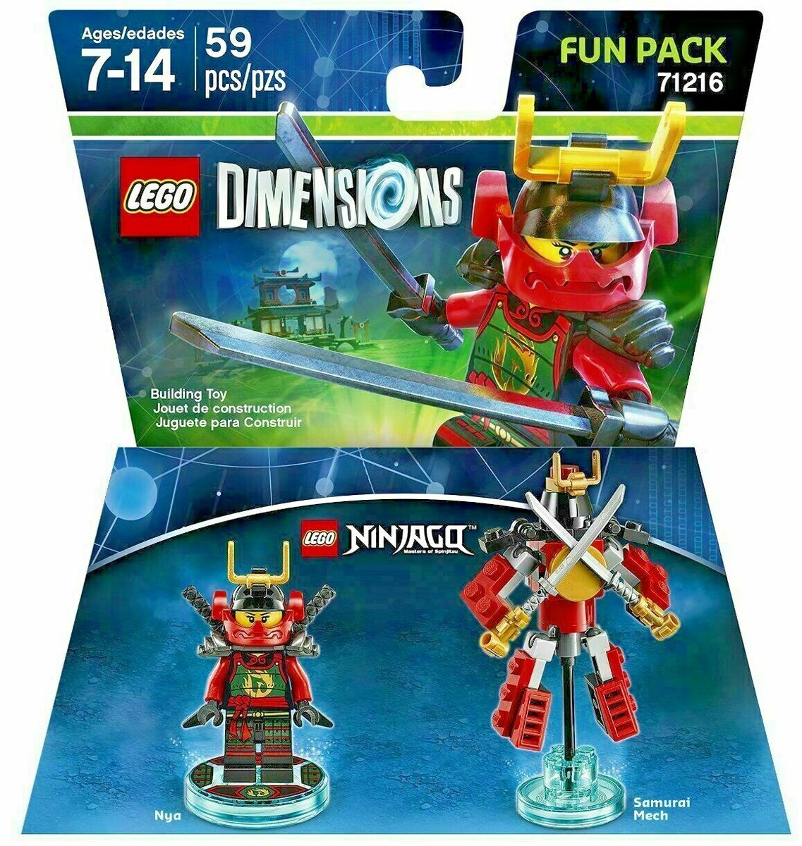 Lego Dimensions Ninjago Nya Fun Pack 71216 NEW 59 Pcs | eBay