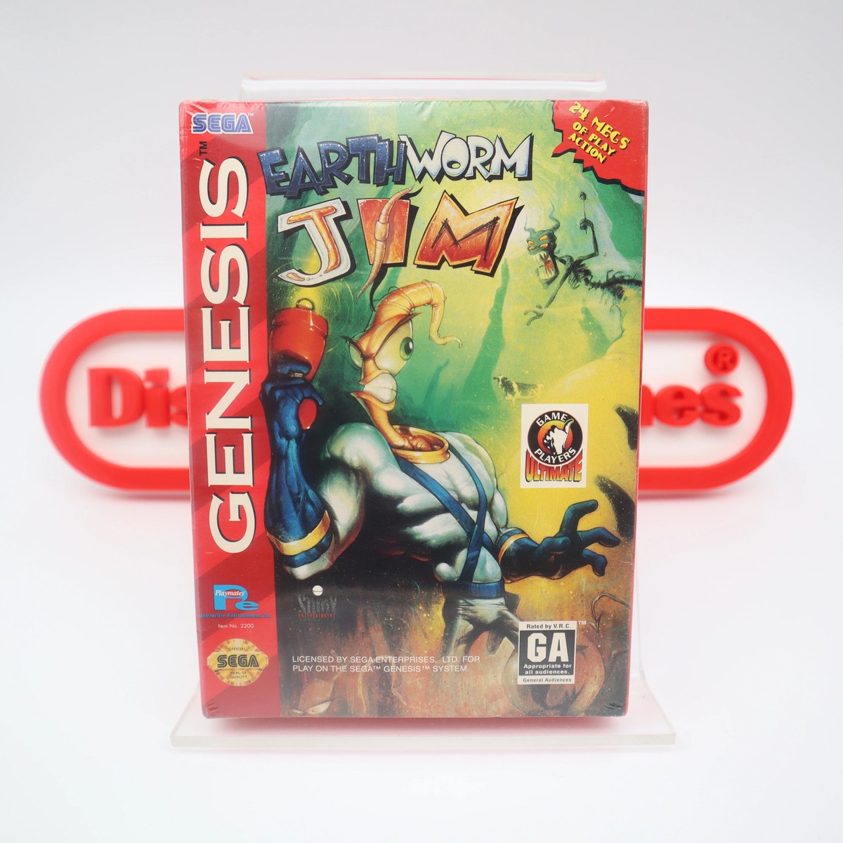 Earthworm Jim (Sega Genesis, 1994) for sale online | eBay