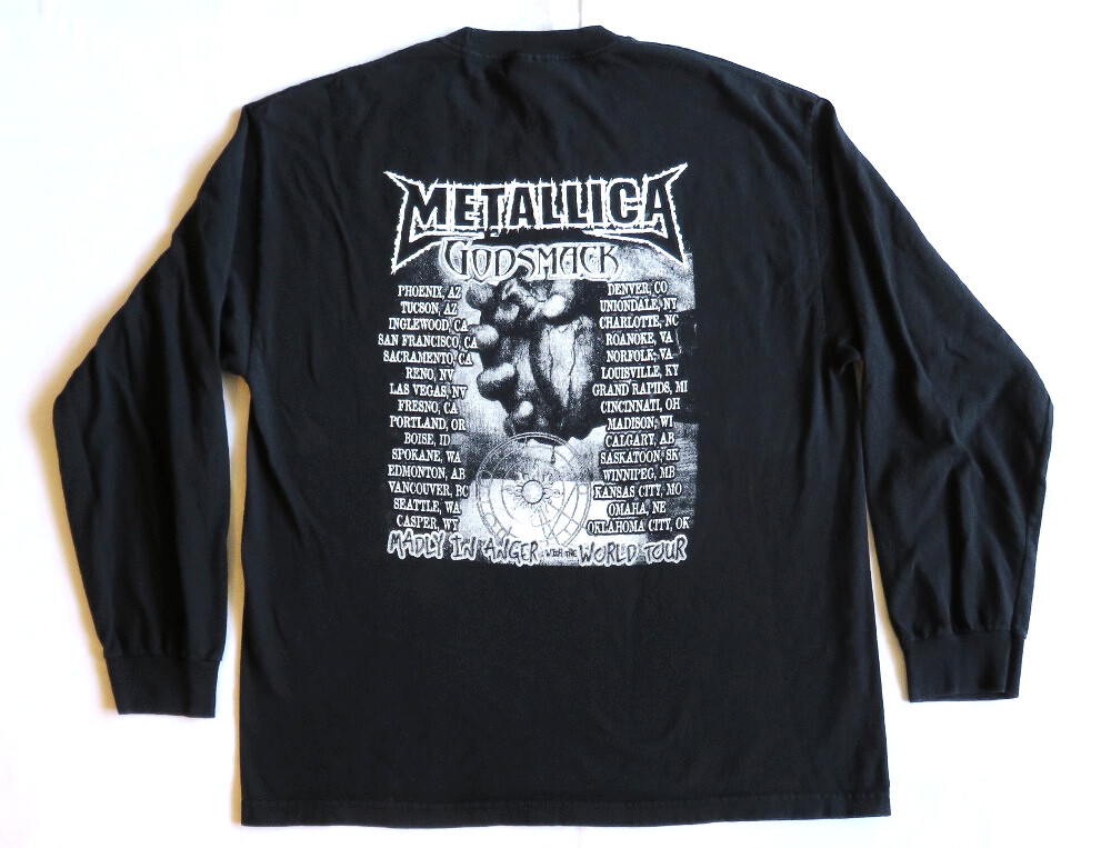 LLICA St Anger ツアーTシャツ Godsmack XL Metallica x Godsmack