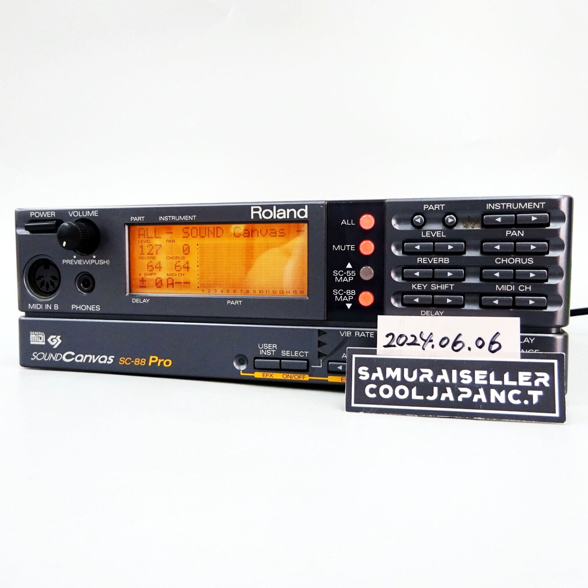 SC-88pro Roland Sound Canvas ローランド 付属品完備 【公式通販】