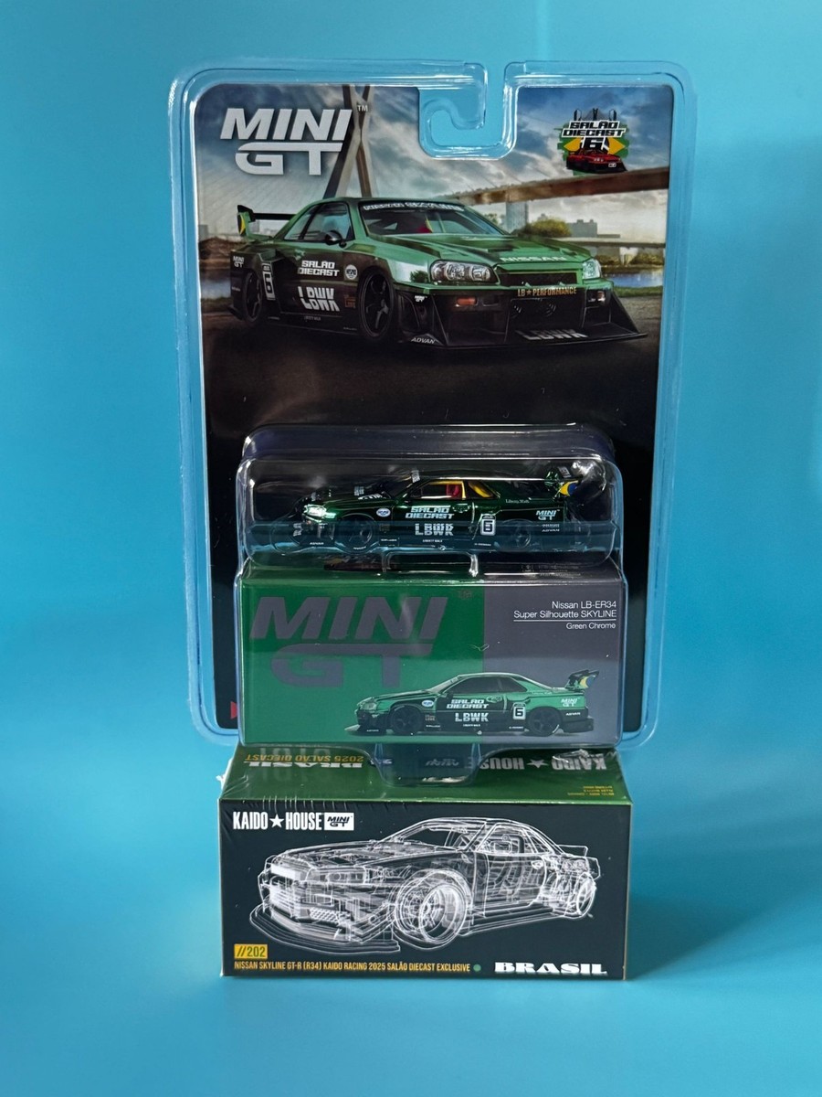 Mini GT NISSAN LB-ER34 ブラジルリミテッド MINI GT NISSAN SKYLINE