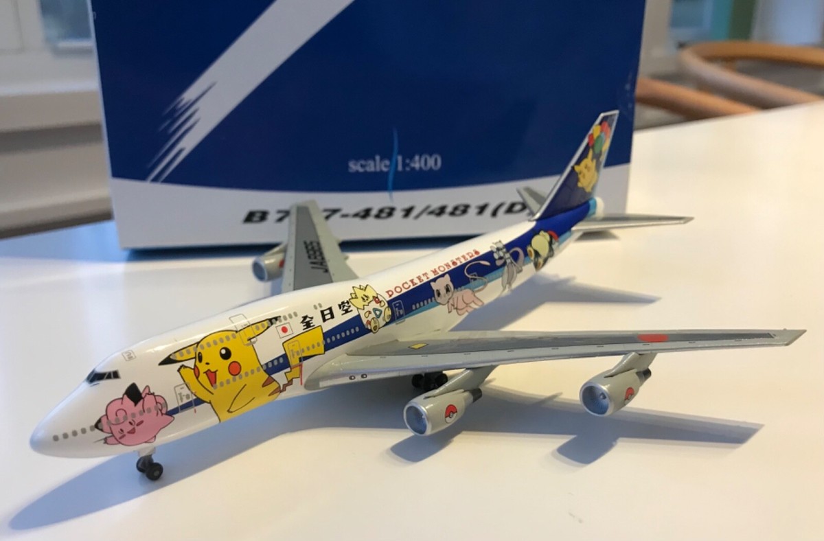 ANA ポケモンジェット Boeing 747-400 1:400 スケール 全日空商事
