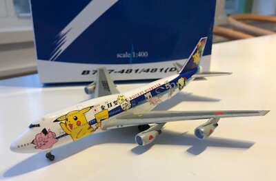 ANA ポケモンジェット Boeing 747-400 1:400 スケール 1/400 B747-400