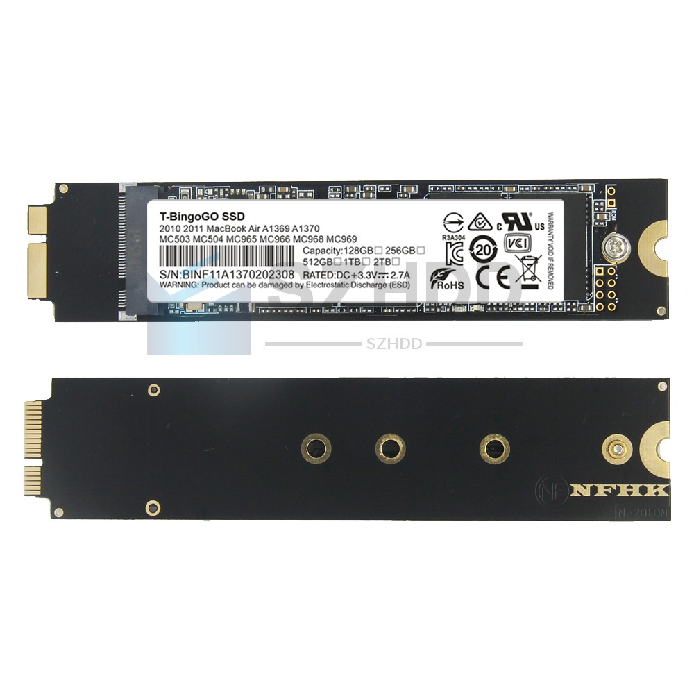 256GB SSD For 2010 2011 MacBook Air A1369 EMC 2392 2469 A1370 EMC