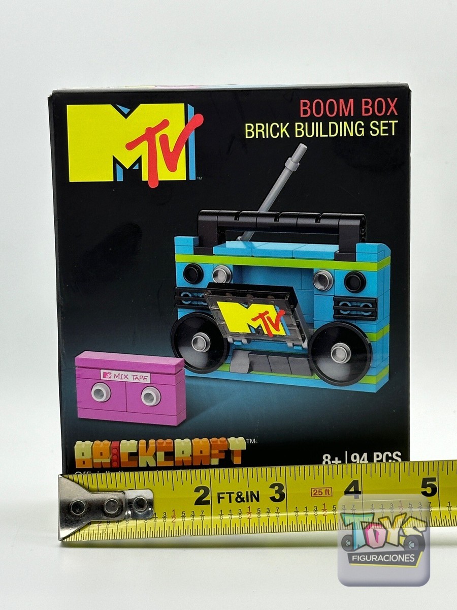 MTV Boom Box Brick Building Set from Brickcraft, 94 Pieces, Retro