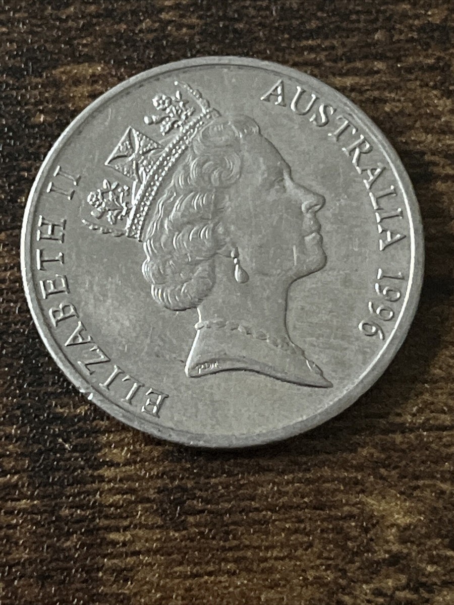 1996 Australia 20 Cents Copper-Nickel Platypus Q. Elizabeth II