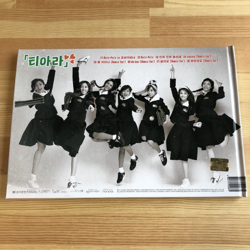 T-ARA CD + Photobook Mini Repackage Album Roly-Poly in Copacabana