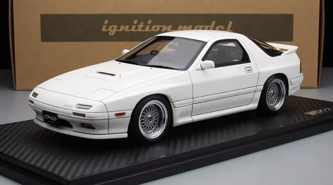 RARE* Ignition Model 1/18 Mazda Savanna RX-7 Infini (FC3S) White