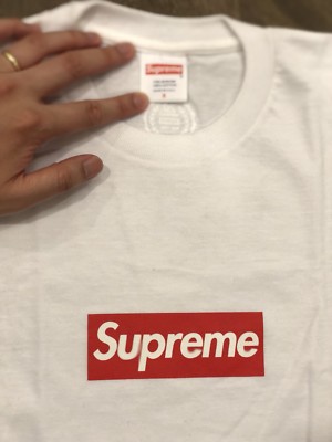 Supreme 20th Anniversary Box Logo SS14 Tee T-shirt White Small