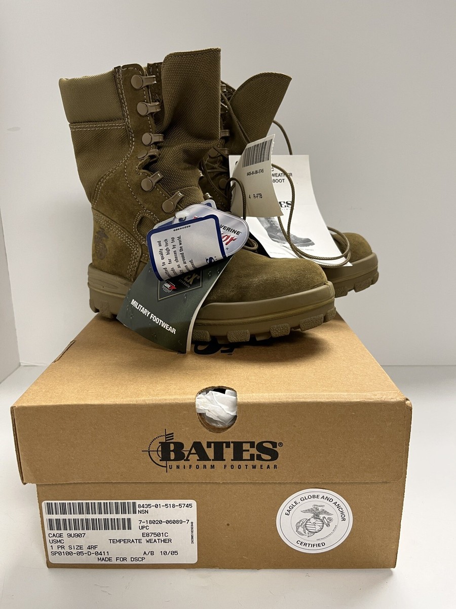 New USMC BATES D-0411 Coyote Boots - GORETEX - Temperate Weather