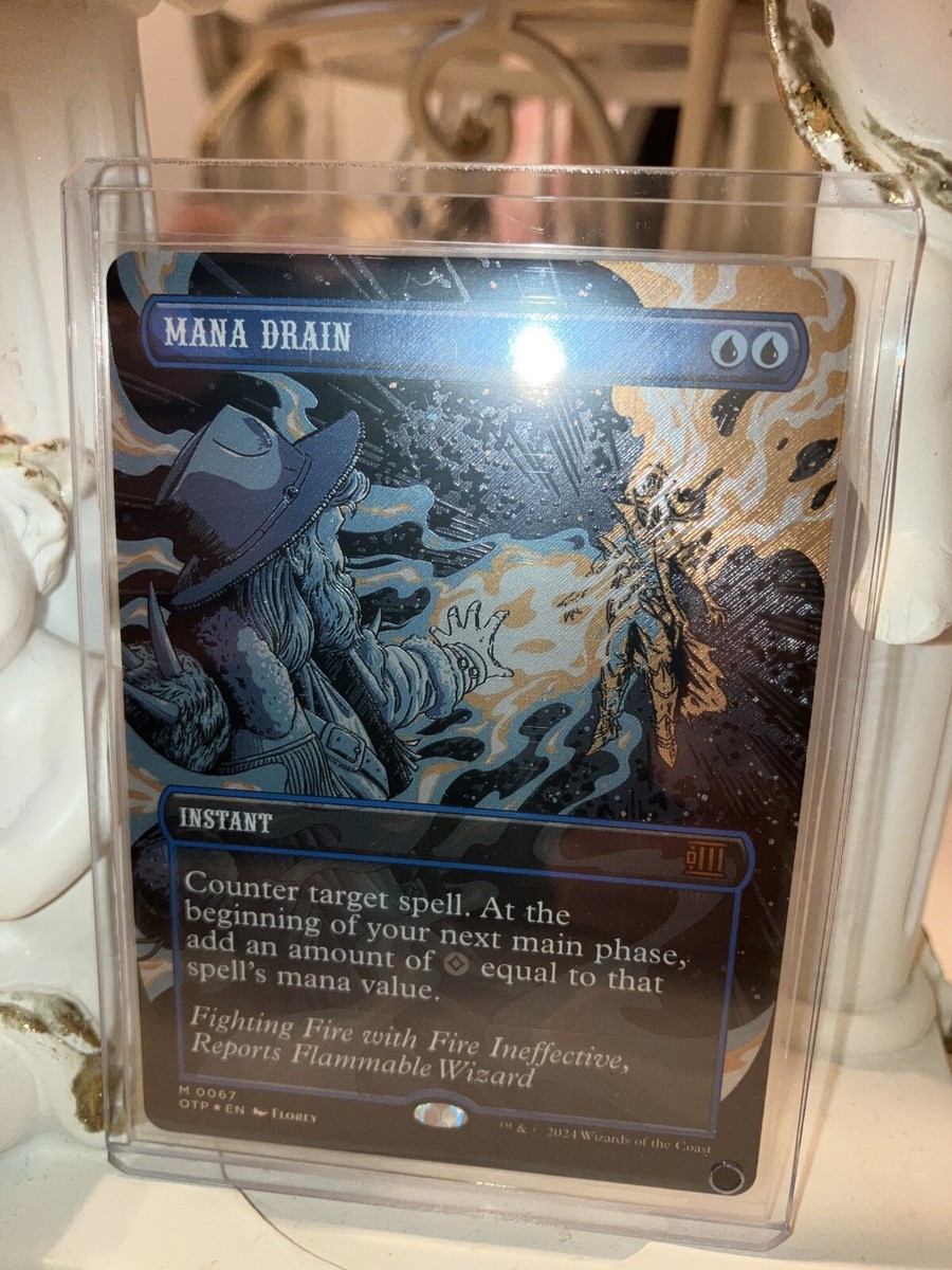 テクスチャーフォイル・マナ吸収Mana Drain Texture Foil MTG Textured