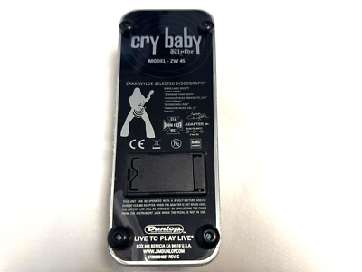 Jim Dunlop ZW-45 Cry Baby Guitar Effect Wah Pedal Zakk Wylde | eBay