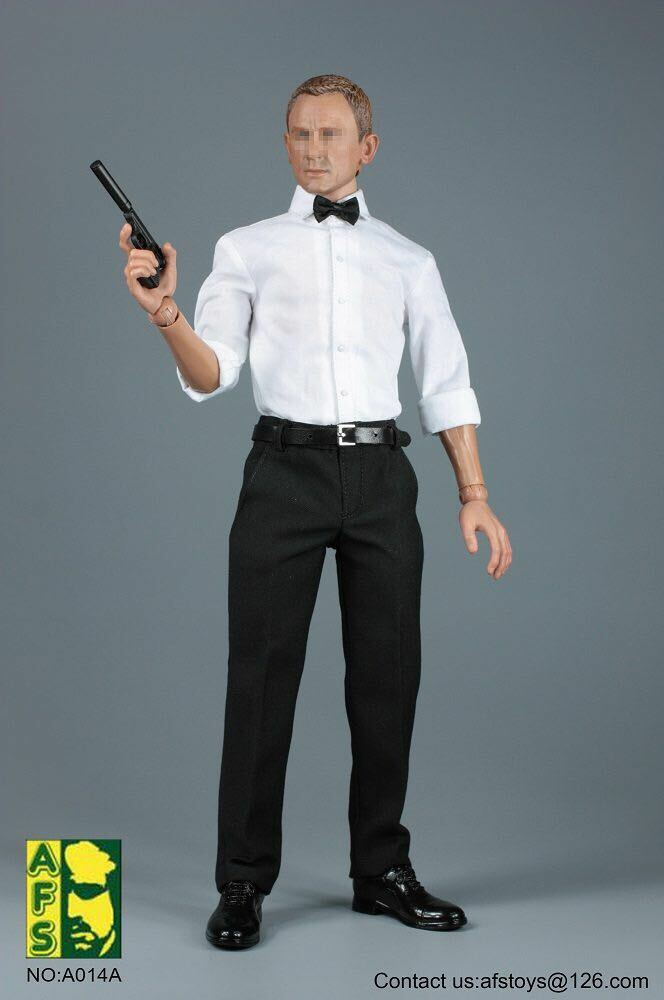 1/6 007 ジェームズ・ボンド ダニエルクレイグ 植毛 カスタム Daniel