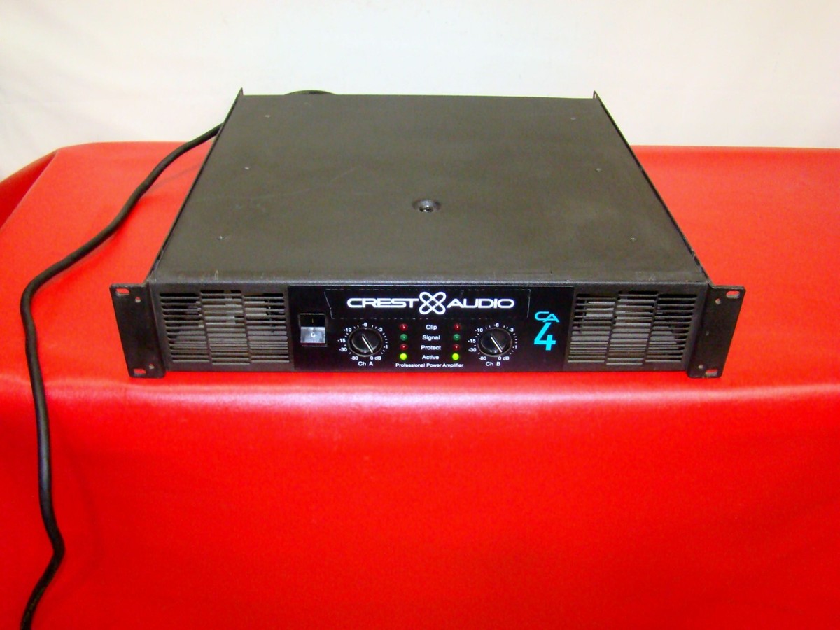 Crest Audio CA 4 CA4 Stereo Professional Power Amplifier PN CA4