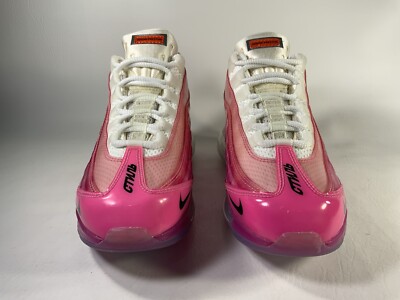 Nike Air Max 720/9s ID Heron Preston Black White Pink Mens Size 6