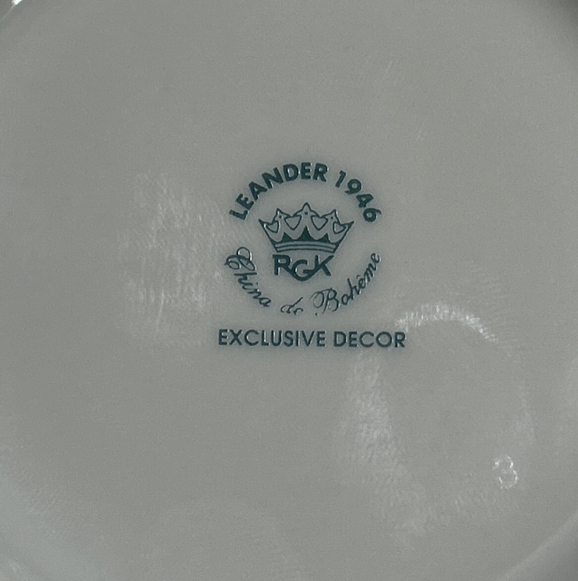 コレクション Leander 1946 RGK China de Boheme 5 Set Leander 1946