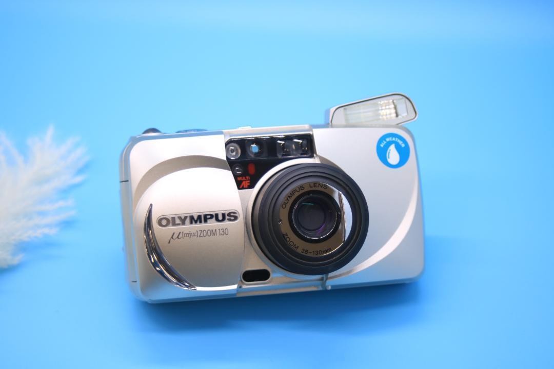 Olympus µ[mju:] Zoom 130 35mm Compact Film Camera - Fully Working