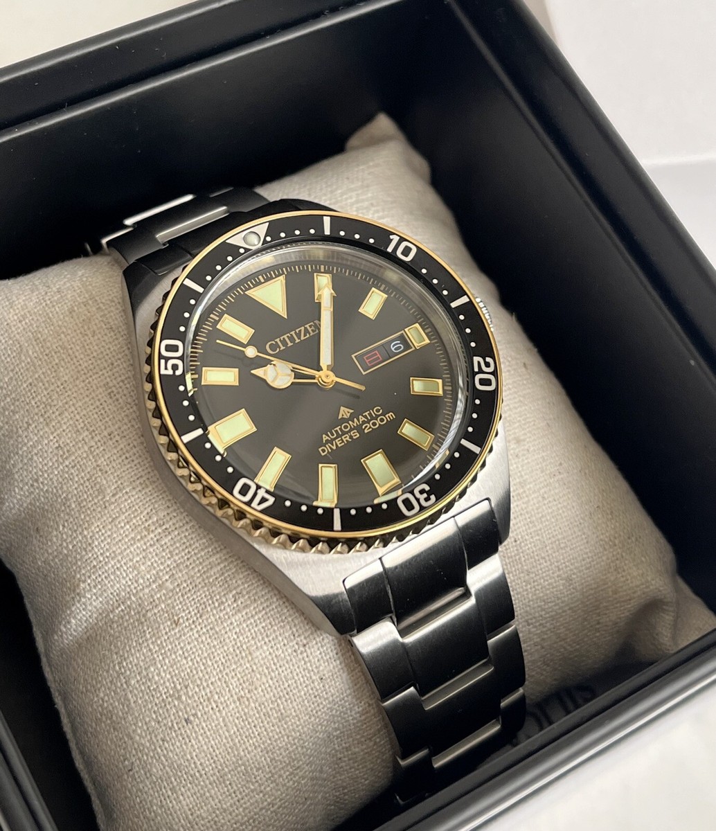 New! Citizen Promaster Watch NY0125-83E Automatic Diver Gold