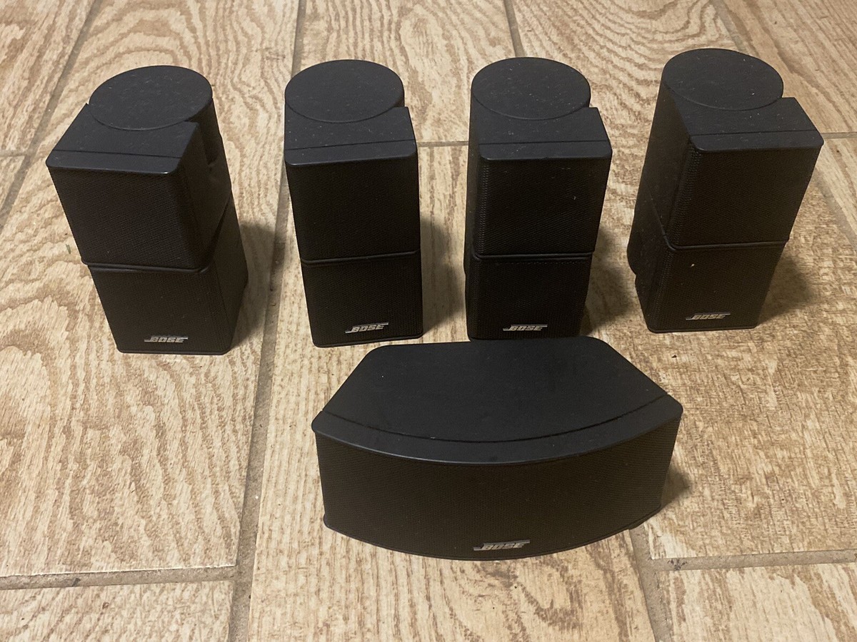 5 Bose Jewel Double Cube Speakers Only With Horizontal 100