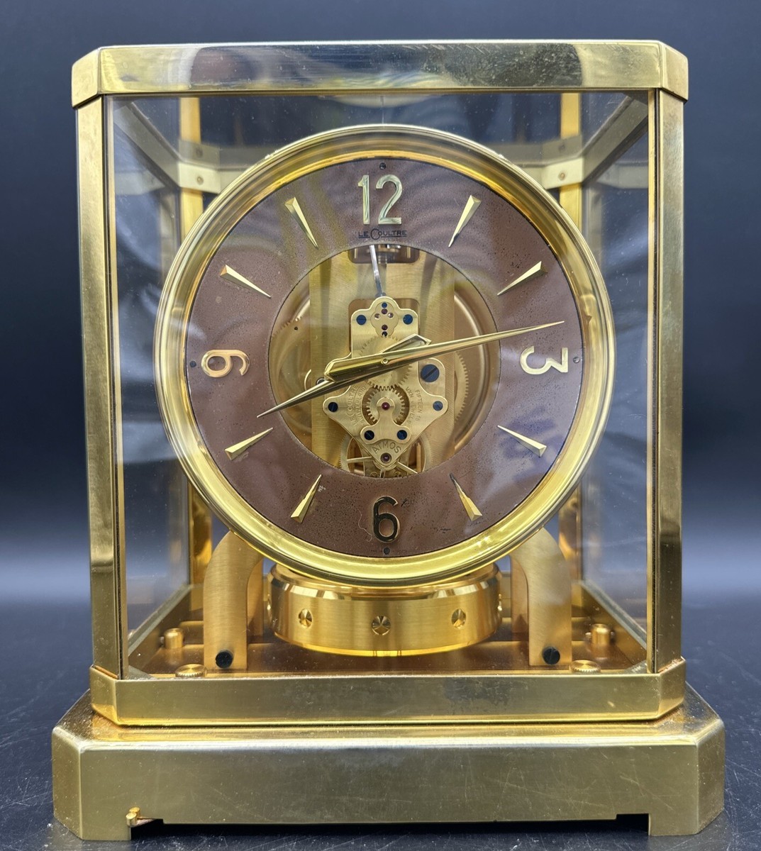 MAKE OFFER! Jaeger-LeCoultre Atmos Herit. Squar Mod. 519 Perpetual