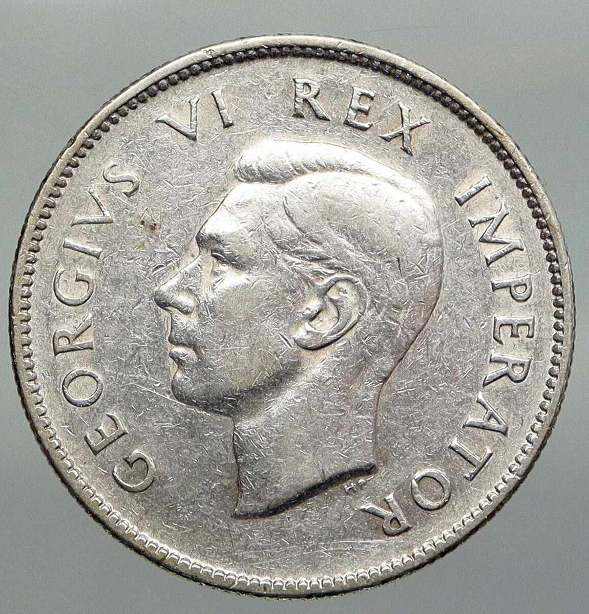 1942年 インド ルピー MS 63 ジョージ6世 イギリス 銀貨 NGC 1942年