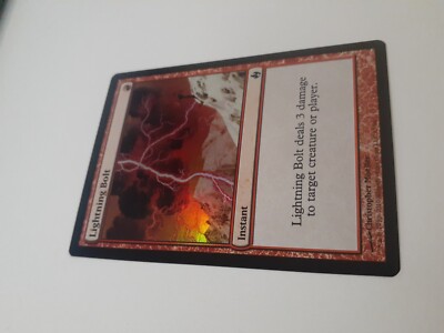 MTG Bling - Foil - Lightning Bolt - Premium Deck Series Fire
