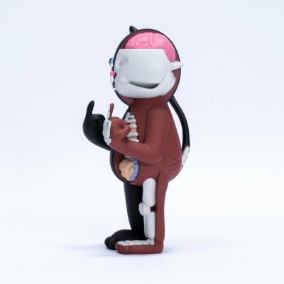 RipNDip Lord Nermal Cat 14” Vinyl Figure Black Red 500 Limited