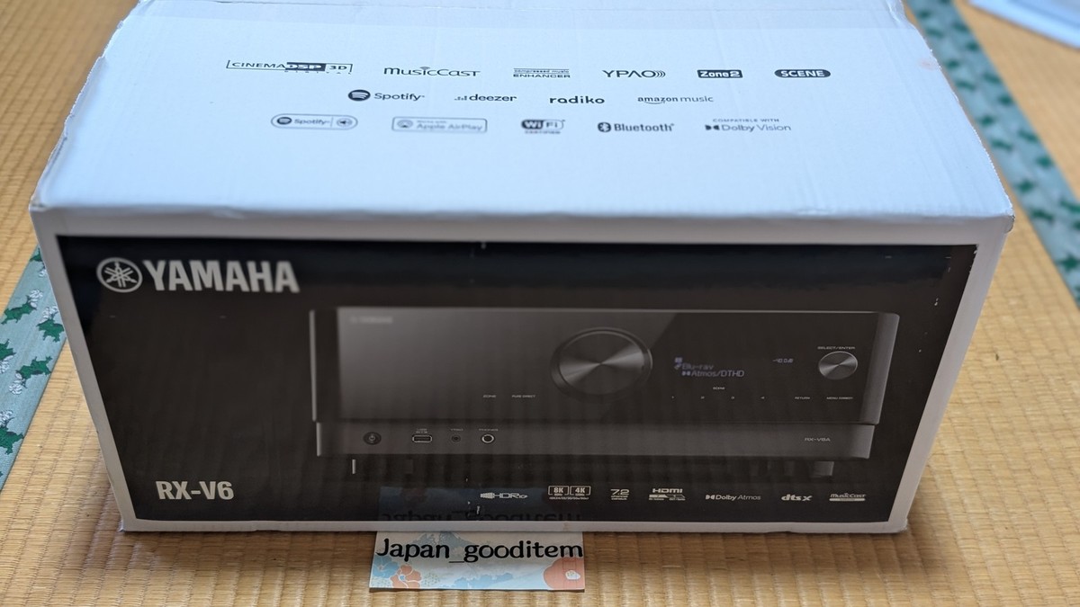 Yamaha RX-V6A 7.1ch Network AV Receiver Black Dolby Atmos Height