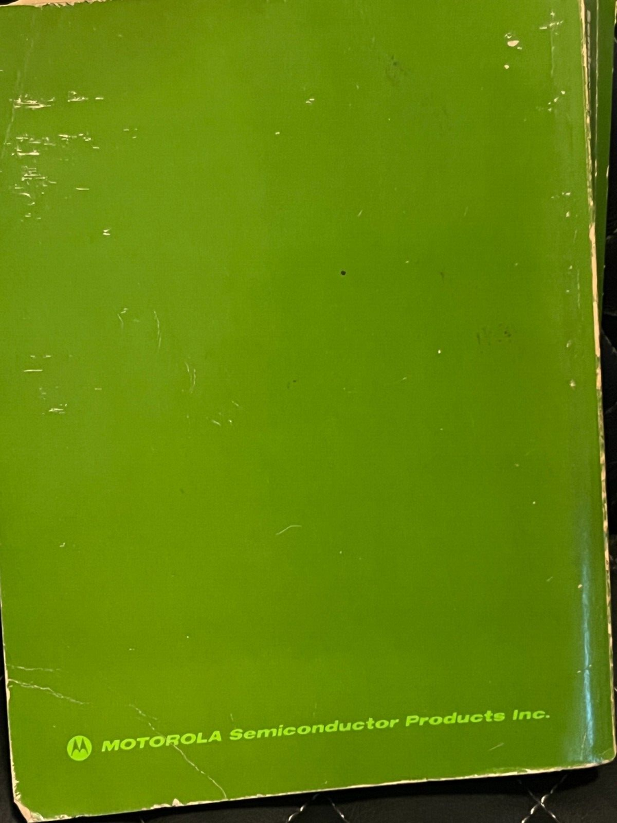 Motorola Semiconductor Data Library Linear Integrated Circuits 6B