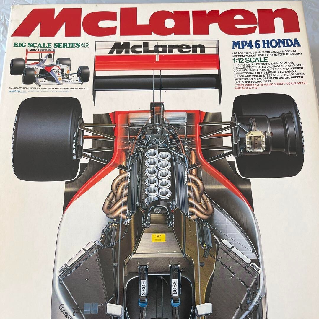 Tamiya Honda McLaren Big Scale Series Mp4/6 1/12 No.26 Ayrton
