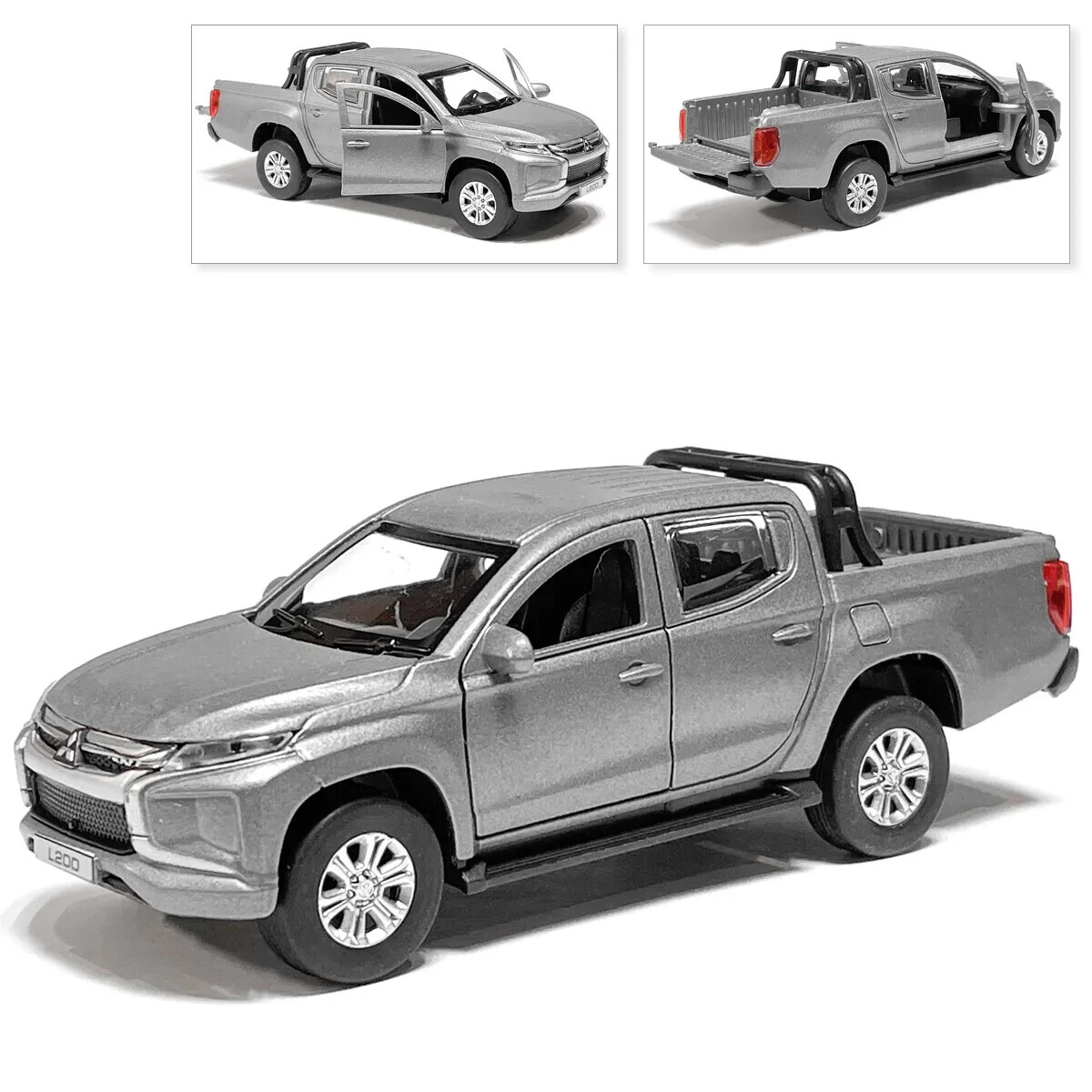 MITSUBISHI L200 Metal Model Diecast Car Scale, Collectible Toy