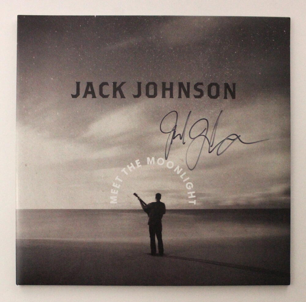 Jack Johnson Signed Autograph Album Vinyl Record Meet the