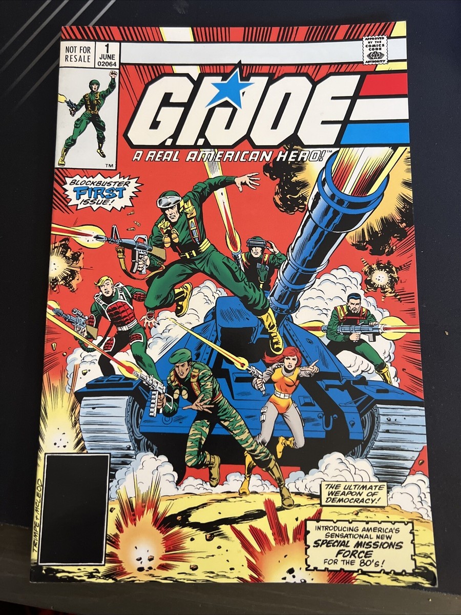 G.I. GI Joe A Real American Hero #1 June 02064 Comic Pack VF 2004