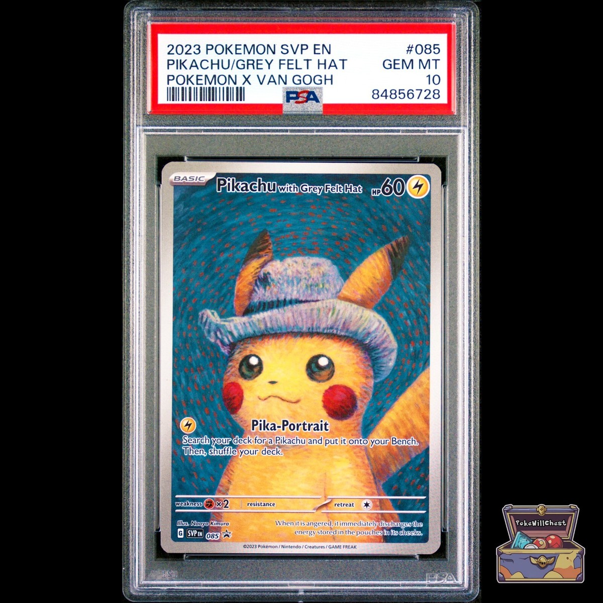 ゴッホピカチュウ Pikachu with Gray Felt Hat (SR) ゴッホ ピカチュウ