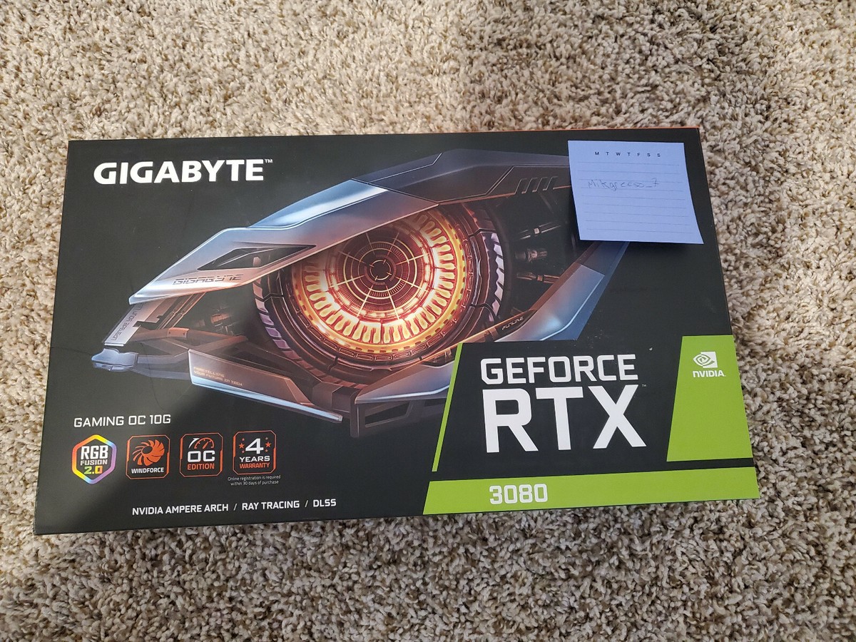 GIGABYTE GeForce RTX 3080 GAMING OC 10GB GDDR6X Graphics Card (GV