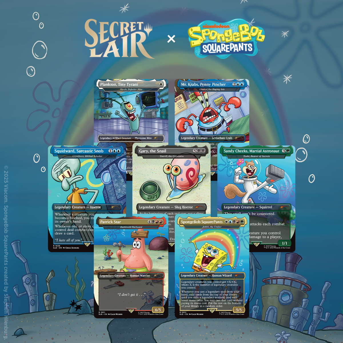 MTG Secret Lair x SpongeBob SquarePants Legends of Bikini Bottom