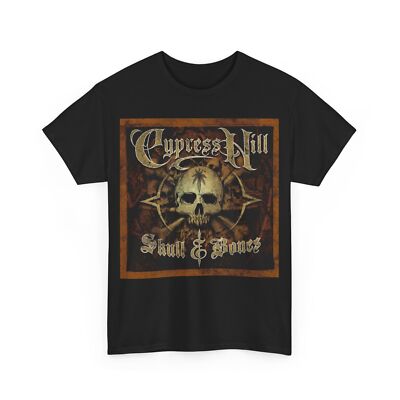 Cypress Hill T-Shirt, Skull & Bones Shirt, Hip Hop Album Tee, 90s