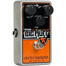 Electro-Harmonix OP AMP BIG MUFF Pedal with 2 Patch Cables for