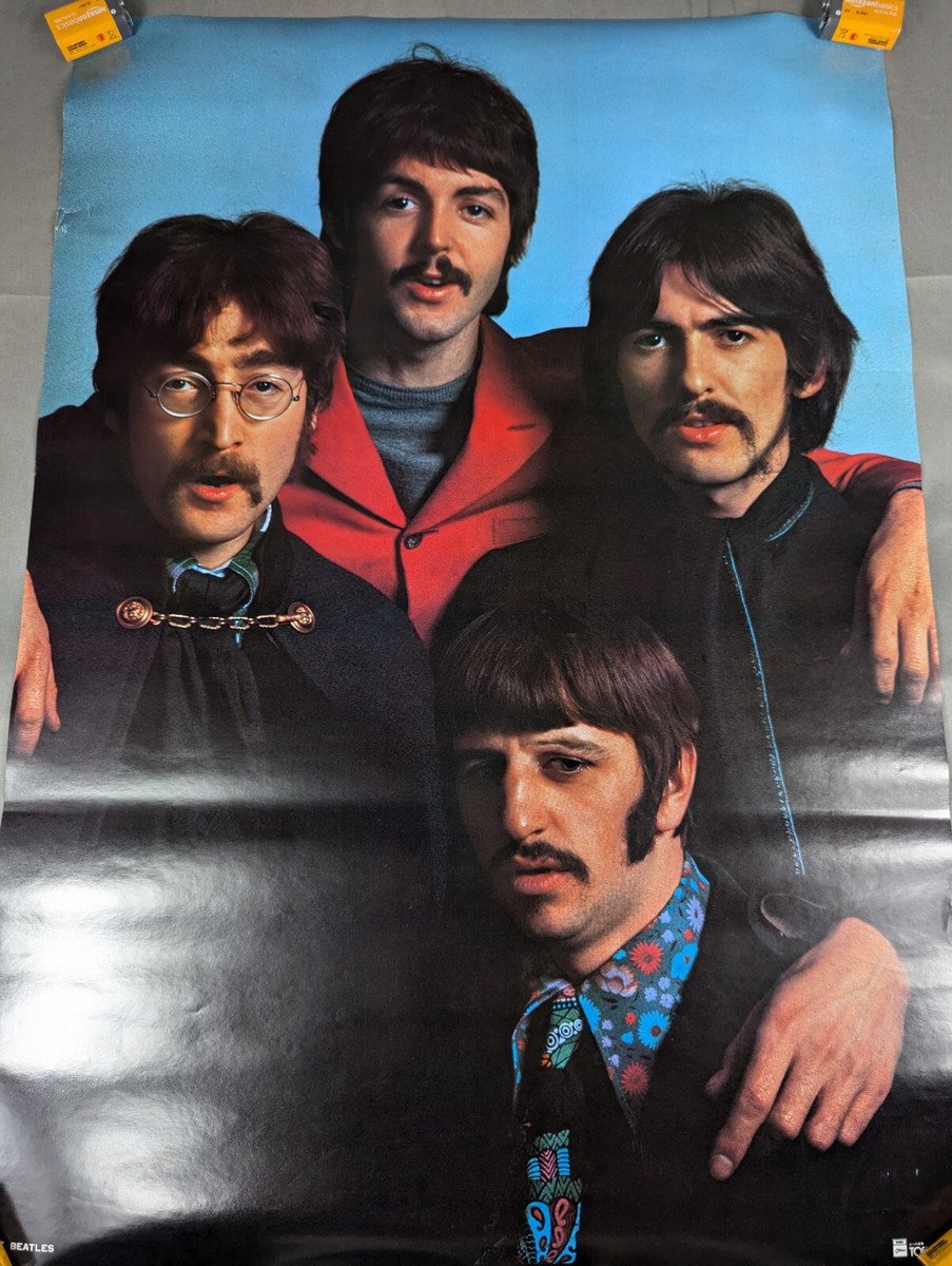 Vintage The Beatles Poster Japanese Promo Original 80s | eBay
