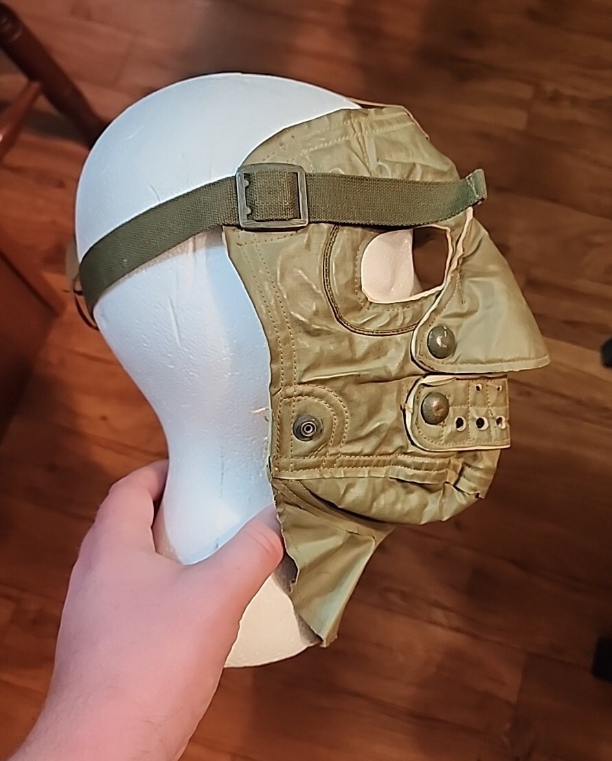 VTG USED US Military WW2 Extreme Cold Weather Insulated Face Mask
