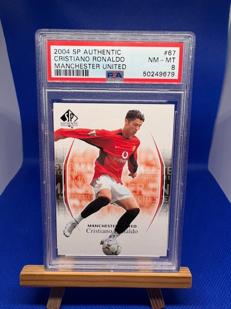 Christiano Ronaldo 2004 SP Authentic Manchester United #67 PSA 8