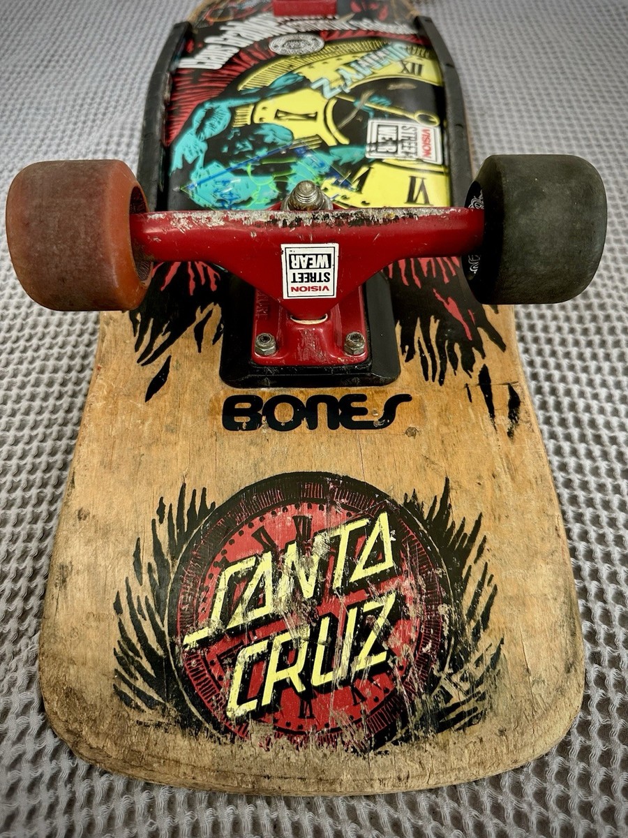 Vintage 80s Santa Cruz “Claus Grabke Pro-Model” Skateboard