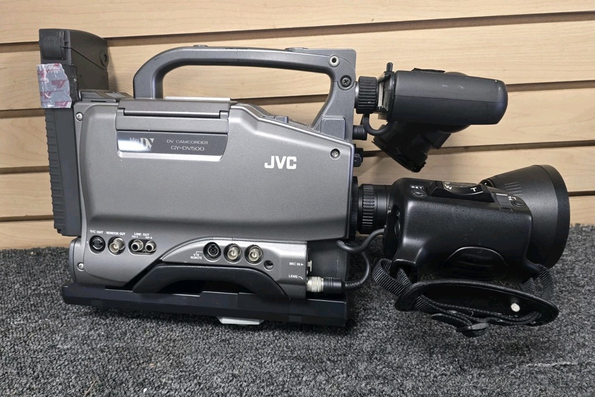 Victor 業務用ビデオカメラ GY-DV500 充電器付き JVC GY-DV500 Mini DV