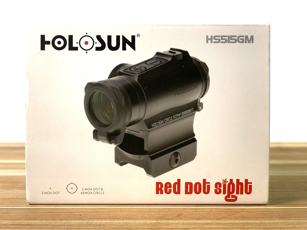 HOLOSUN HS515GM ドットサイト 実物 実物】 HOLOSUN HS515GM REDドット